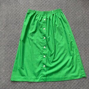 Vintage Take 1 Kelly Green Skirt - Fits Like Medium, Late 80s/Early 90s